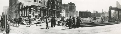 سان فرانسيسكو بعد زلزال 1906 بواسطة مصور أمريكي