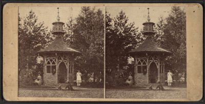 بيت الصيف ، مجتمع أونيدا ، ولاية نيويورك ، 1873 بواسطة مصور أمريكي