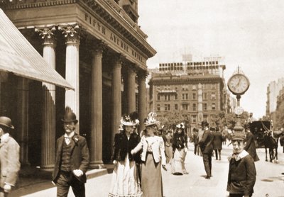 فندق The Fifth Avenue في ماديسون سكوير ، مدينة نيويورك ، 1896 بواسطة مصور أمريكي