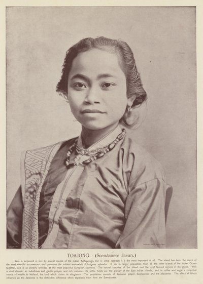 Toajong ، Javanese Soendanese بواسطة مصور أمريكي