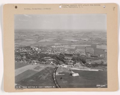 منظر هيرشي ، بنسلفانيا ، 26 مايو 1931 (صورة بالأبيض والأسود) بواسطة مصور أمريكي