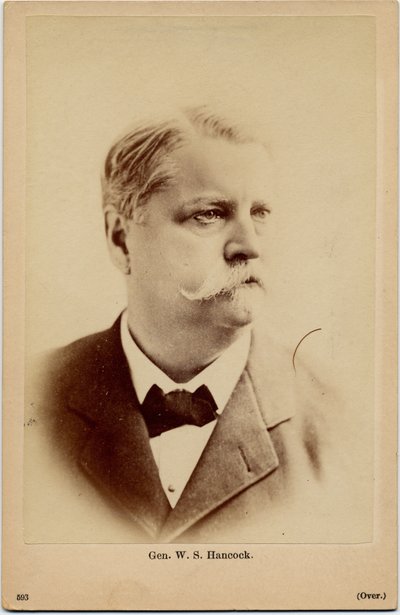 وينفيلد سكوت هانكوك (1824-1886) ، جنرال في الجيش الأمريكي ، تصوير بي بي راسل ، بوسطن (صورة زلال) بواسطة مصور أمريكي