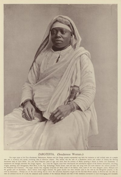 زاروتيفا ، المرأة السودانية بواسطة مصور أمريكي