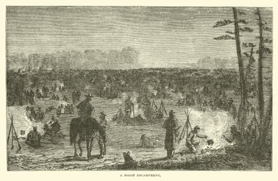 مخيم ليلي ، ديسمبر 1862 بواسطة المدرسة الأمريكية