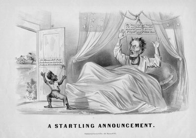 إعلان مذهل ، نشرته Currier & Ives ، c.1862 بواسطة المدرسة الأمريكية