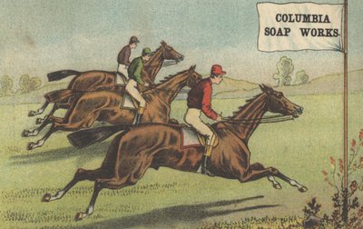 إعلان عن شركة Soap Works في كولومبيا ، c.1880 بواسطة المدرسة الأمريكية