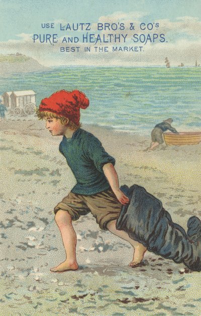 إعلان عن صابون Lautz Bros & Cos الصافي النقي ، c.1880 بواسطة المدرسة الأمريكية