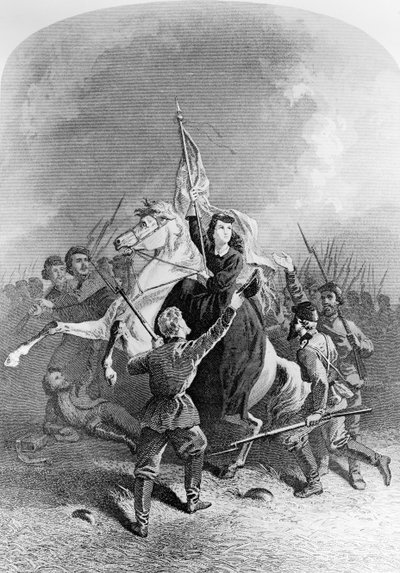آني إيثريدج هوكس (1839-1913) التوضيح من عمل المرأة في الحرب الأهلية بواسطة المدرسة الأمريكية