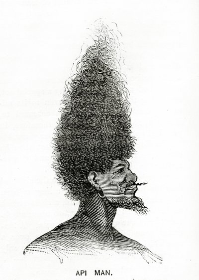 Api Man ، رسم توضيحي من Appletons Journal ، 4 مايو 1872 بواسطة المدرسة الأمريكية