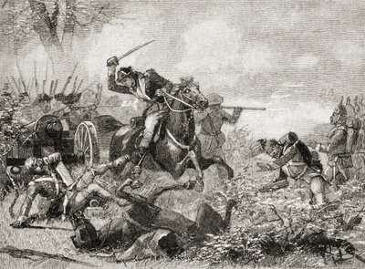 أرنولد في ساراتوجا ، من "تاريخ موجز للولايات المتحدة" ، نشرته شركة AS Barnes und Co. في عام 1885 بواسطة المدرسة الأمريكية