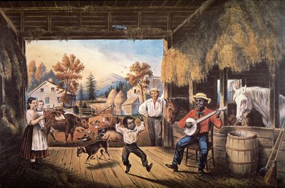 Barn dance in Kentucky بواسطة المدرسة الأمريكية