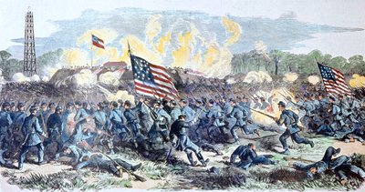 Battle of Secessionville, James Island, South Carolina بواسطة المدرسة الأمريكية