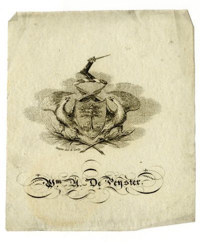 كتاب ويليام أكستيل دي بيستر (1793-1856) ، c.1840 بواسطة المدرسة الأمريكية