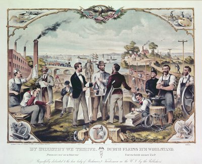 حسب الصناعة التي تزدهر ، نشرتها Kimmel و Voigt ، 1873 بواسطة المدرسة الأمريكية