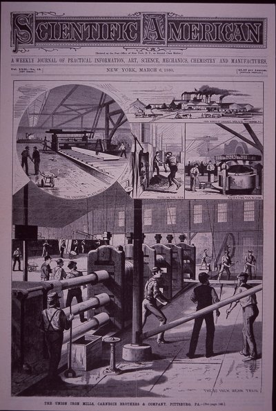 Carnegie Union Iron Mills, Pittsburgh, Pennsylvania بواسطة المدرسة الأمريكية