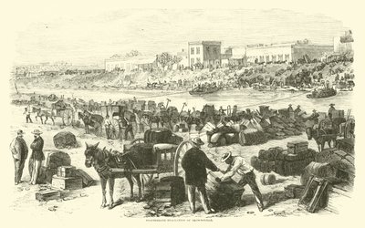الإخلاء الكونفدرالي من براونزفيل ، نوفمبر 1863 بواسطة المدرسة الأمريكية