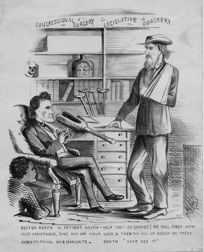 جراحة الكونغرس: الشعوذة التشريعية ، ج .1866 بواسطة المدرسة الأمريكية