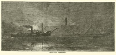 تدمير ألبيمارل ، أكتوبر 1864 بواسطة المدرسة الأمريكية