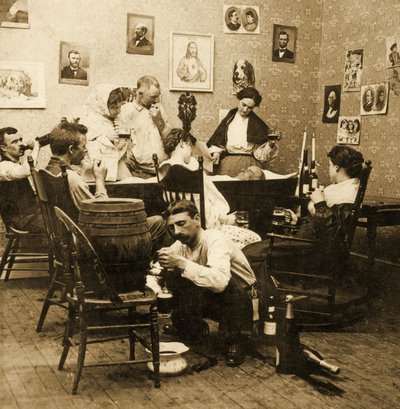 التفاصيل من مكارثيس ويك (الجزء الأول) ، 1899 (الصورة المجسمة) بواسطة المدرسة الأمريكية
