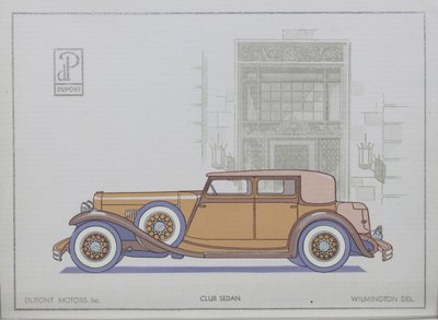 دوبونت للسيارات: كلوب سيدان ، 1921 بواسطة المدرسة الأمريكية
