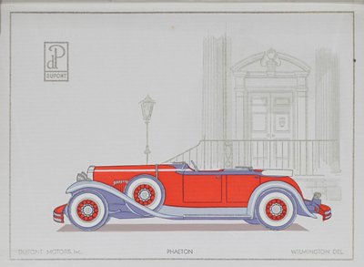 دوبونت للسيارات: فايتون ، 1921 بواسطة المدرسة الأمريكية