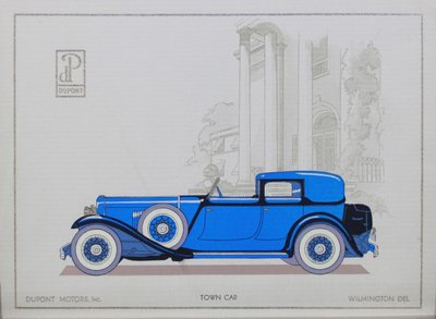 سيارات دوبونت موتور: تاون كار ، 1921 بواسطة المدرسة الأمريكية