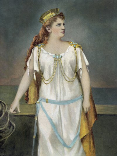 Frau Katherine Klafsky بدور Isolde ، تم النشر بواسطة D.Appleton & Co. ، New York ، طبع بواسطة Goupil ، 1893 (مطبعي) بواسطة المدرسة الأمريكية