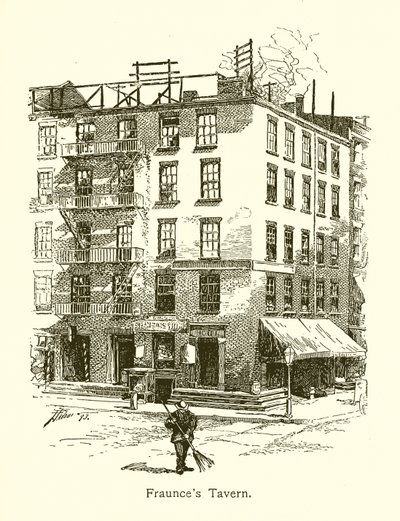 Fraunces Tavern ، نيويورك بواسطة المدرسة الأمريكية