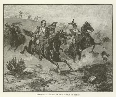 Cuirassiers الفرنسية في معركة سيدان بواسطة المدرسة الأمريكية