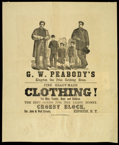 GW Peabodys Kingston One Price Clothing House بواسطة المدرسة الأمريكية