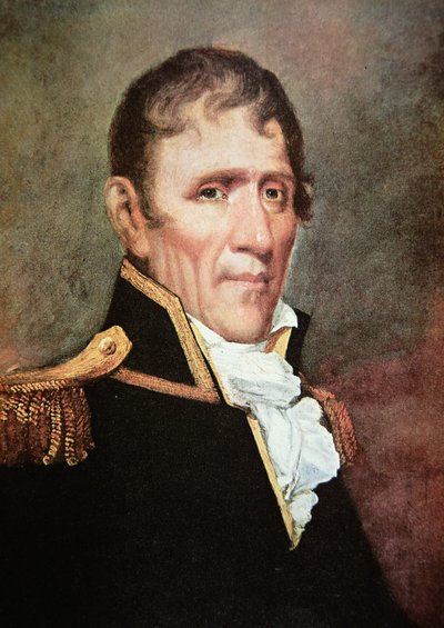 General Andrew Jackson (colour litho) بواسطة المدرسة الأمريكية