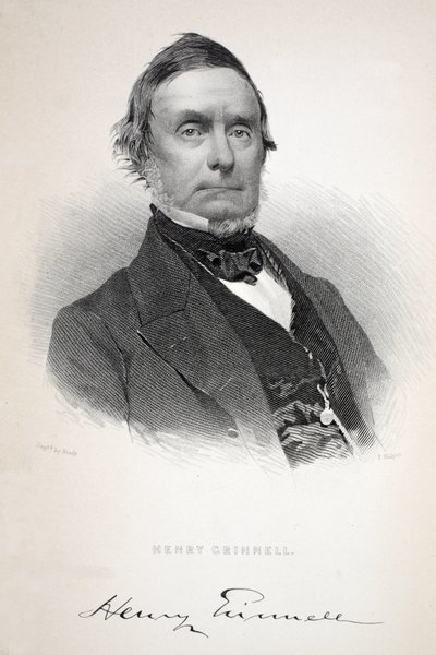هنري غرينيل ، رسم توضيحي من هنري غرينيل (1799-1874) ؛ بعثة غرينيل الثانية في البحث عن السير جون فرانكلين ... ، 1856 بواسطة المدرسة الأمريكية