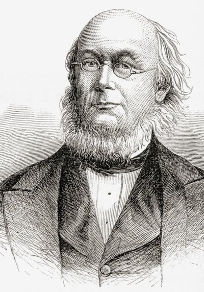 هوراس غريلي ، من "تاريخ موجز للولايات المتحدة" ، نشرته شركة AS Barnes und Co. في عام 1885 بواسطة المدرسة الأمريكية