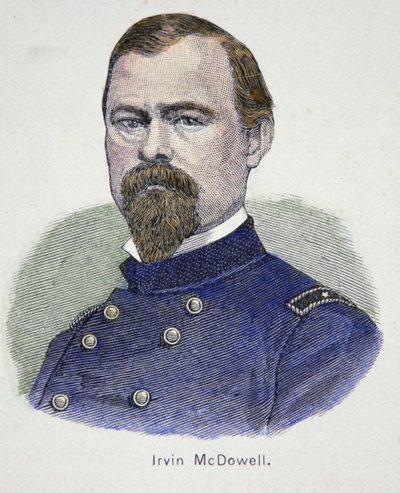 Irvin McDowell (1818-85) (coloured engraving) بواسطة المدرسة الأمريكية