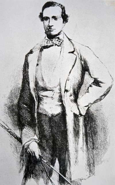 جون باترفيلد (1801-69) (نقش) بواسطة المدرسة الأمريكية