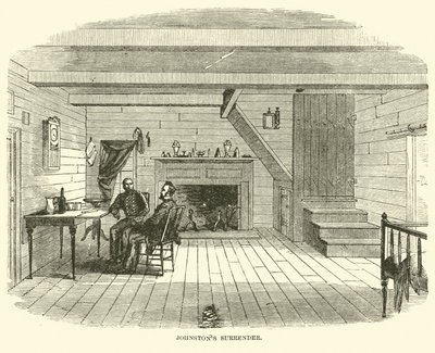 استسلام Johnstons ، أبريل 1865 بواسطة المدرسة الأمريكية