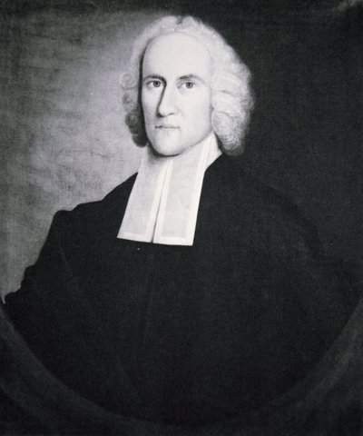 جوناثان إدواردز (1703-58) (ليثو) بواسطة المدرسة الأمريكية