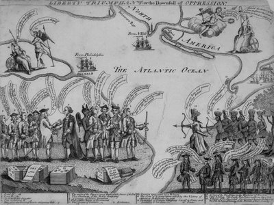 انتصار الحرية ، أو سقوط الاضطهاد ، 1773 بواسطة المدرسة الأمريكية
