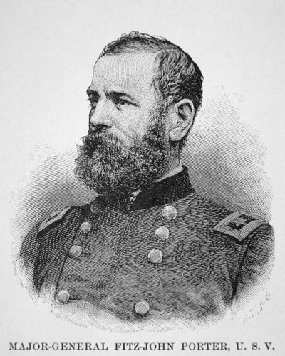 Major General Fitz John Porter (1822-1901) (engraving) بواسطة المدرسة الأمريكية