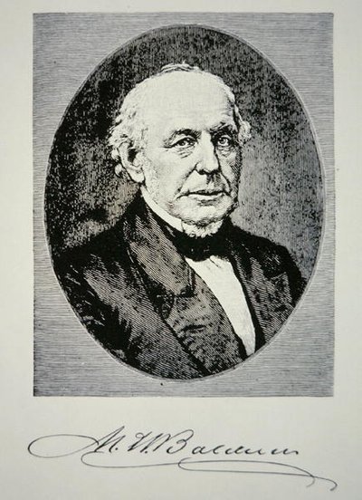 ماتياس ويليام بالدوين (1795-1866) مؤسس شركة بالدوين لأعمال القاطرة عام 1831 (ليثو) بواسطة المدرسة الأمريكية