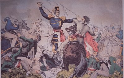 Mexican-American War (1846-48), Colonel Harney fight at Madelin near Veracruz بواسطة المدرسة الأمريكية