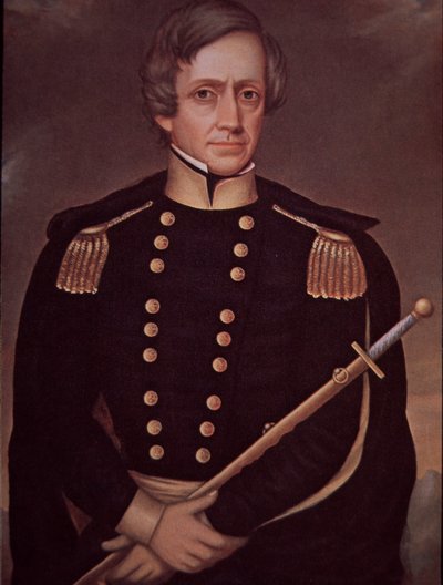 الحرب المكسيكية الأمريكية (1846-48) ، الجنرال ستيفن واتس كيرني ، قائد أمريكي بواسطة المدرسة الأمريكية