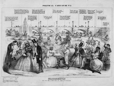 سوء التفسير ، أو الألفية إلغاء عقوبة الإعدام ، نشر بواسطة Bromley & Co. ، New York ، 1864 بواسطة المدرسة الأمريكية