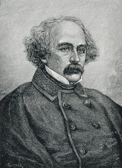 ناثانيال هوثورن (1804-1864) المؤلف الأمريكي بواسطة المدرسة الأمريكية
