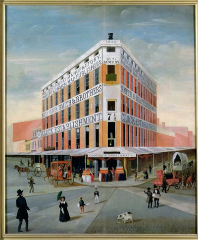 رقم 7 12 Bowery ، مدينة نيويورك ، c.1837-39 بواسطة المدرسة الأمريكية