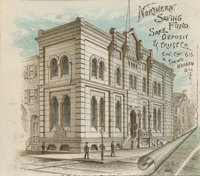 شركة صندوق التوفير الشمالي للإيداع الآمن والصندوق ، 1885-1886 بواسطة المدرسة الأمريكية