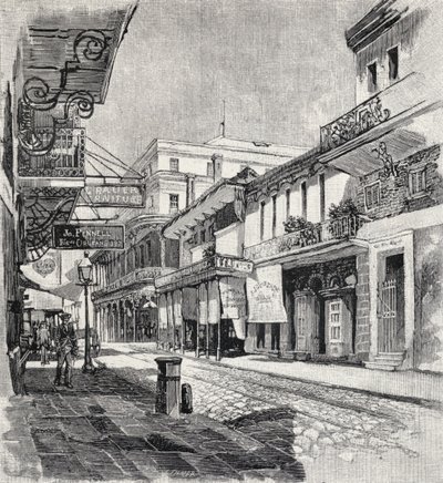 فندق أولد سانت لويس ، في وقت لاحق The State House ، نيو أورلينز ، من مجلة The Century Illustrated الشهرية ، من مايو إلى أكتوبر 1883 بواسطة المدرسة الأمريكية