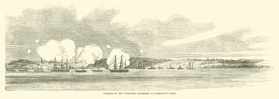مرور بطاريات Vicksburg بواسطة أسطول Farraguts ، يونيو 1862 بواسطة المدرسة الأمريكية