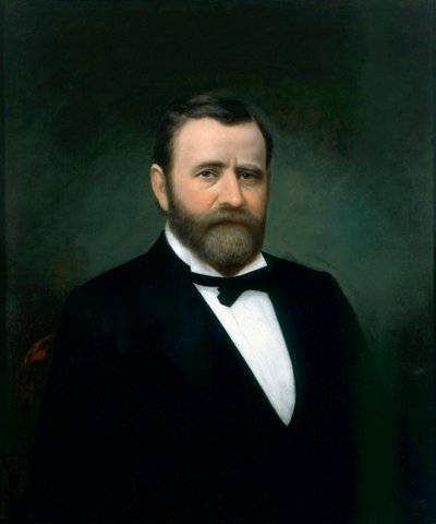 صورة لأوليسيس س.غرانت ، 1875-99 (زيت على قماش) بواسطة المدرسة الأمريكية
