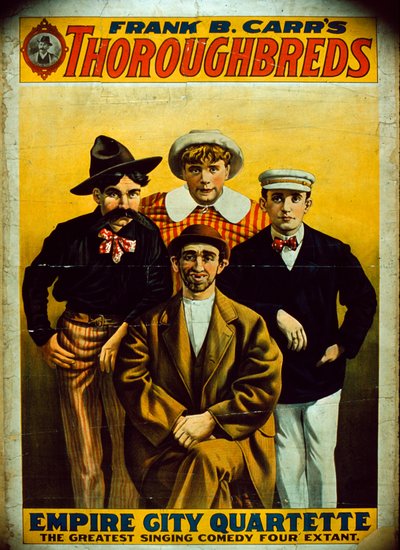 ملصق لـ Frank B. Carrs Thoroughbreds بواسطة American School
